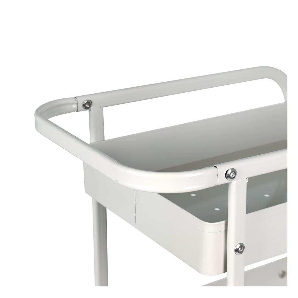 ชั้นวางของ 3 ชั้น มีล้อ STACKO META 32.5x47x74 ซม. สีเทา