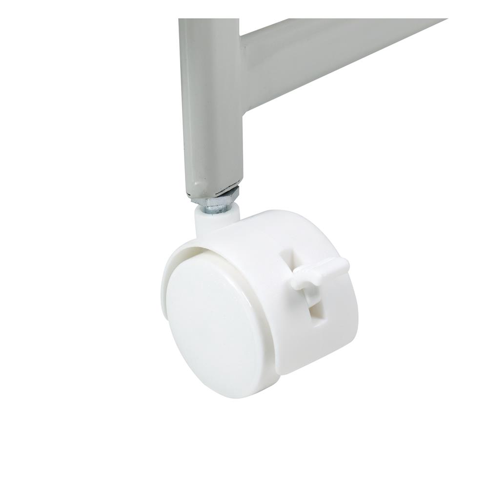 ชั้นวางของ 3 ชั้น มีล้อ STACKO META 32.5x47x74 ซม. สีเทา