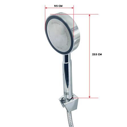 ชุดฝักบัวสายอ่อน HOEN HOME-21 สีโครม_2