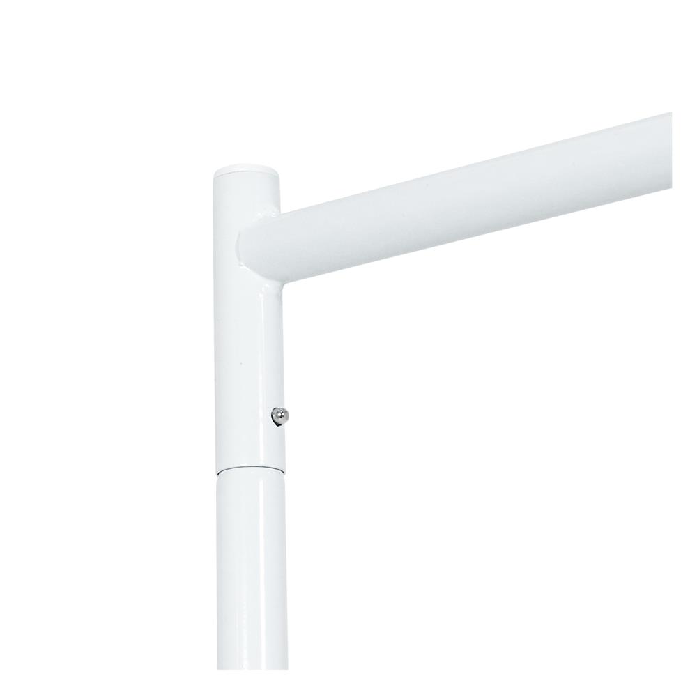 ราวแขวนผ้าราวเดี่ยว PLIM EVE 120.5 ซม. สีขาว