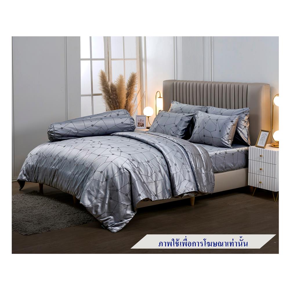 ชุดผ้าปูที่นอน 6 ฟุต 6 ชิ้น JESSICA SILKSHINE 22033QS766