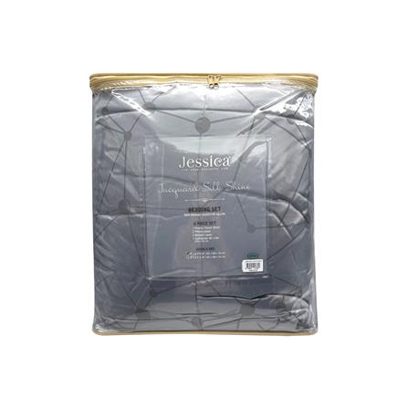 ชุดผ้าปูที่นอน 6 ฟุต 6 ชิ้น JESSICA SILKSHINE 22033QS766_3