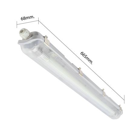 รางนีออนกันฝน LED LAMPTAN TRI-PROOF SET 1X10 วัตต์ DAYLIGHT_7