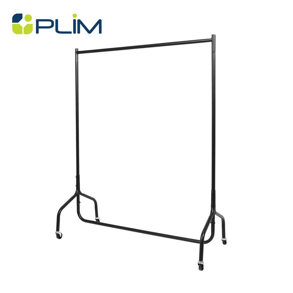 ราวแขวนผ้าราวเดี่ยว PLIM EVE 120.5 ซม. สีดำ_0