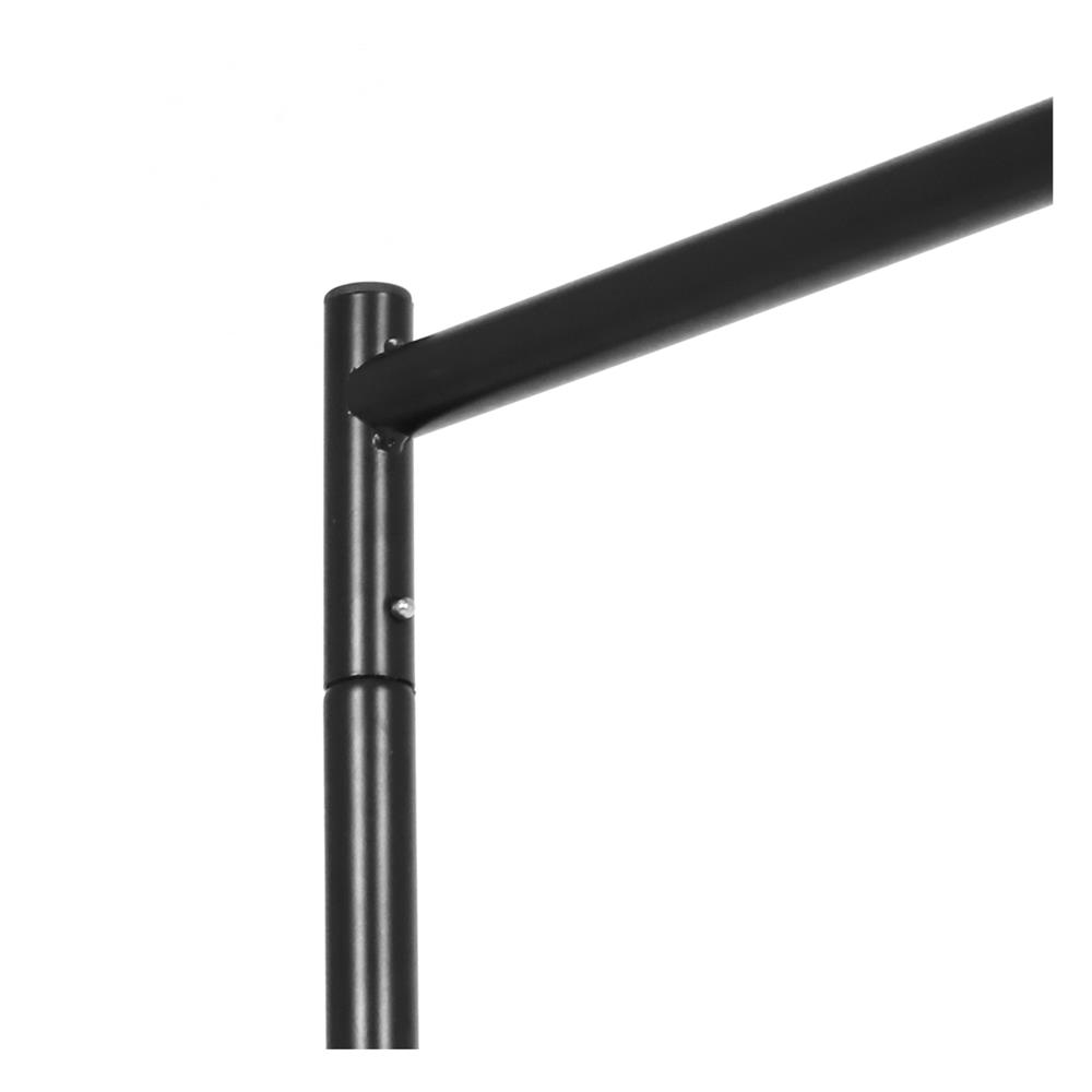 ราวแขวนผ้าราวเดี่ยว PLIM EVE 120.5 ซม. สีดำ