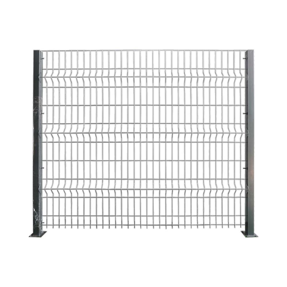 รั้วลวดเหล็กสำเร็จรูปชุบกัลวาไนซ์ EURO FENCE 4 มม. 1.93 x 2.5 ม.