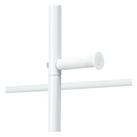 ราวแขวนผ้าพร้อมชั้นวางของ 2 ชั้น PLIM MIKA 79 ซม. สีขาว_4