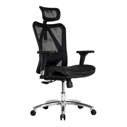 เก้าอี้สุขภาพ WORK STATION MODEL-M NYLON สีดำ_1