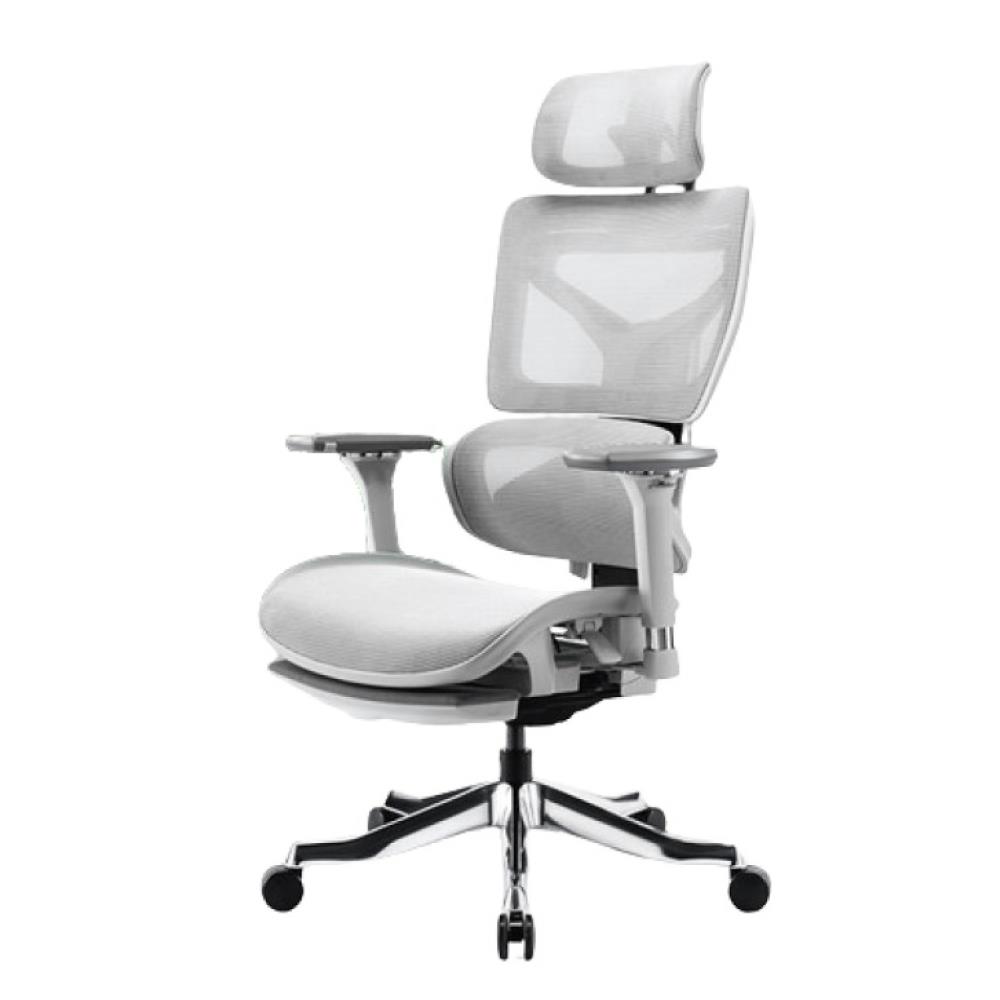 เก้าอี้สุขภาพ WORK STATION MODEL-S สีขาว/ทอง