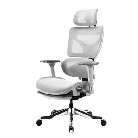 เก้าอี้สุขภาพ WORK STATION MODEL-S สีขาว/ทอง_0