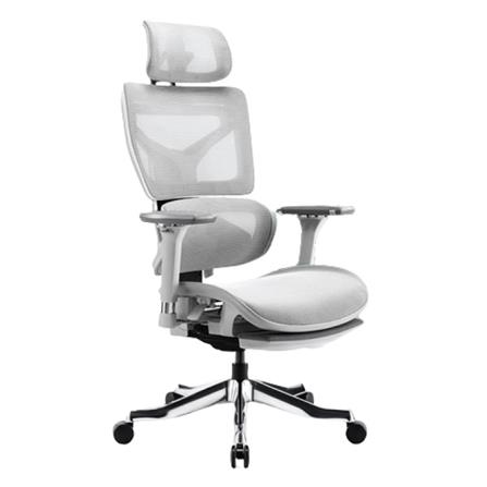 เก้าอี้สุขภาพ WORK STATION MODEL-S สีขาว/ทอง_1