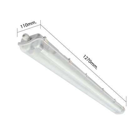 รางนีออนกันฝน LED LAMPTAN TRI-PROOF SET 2X20 วัตต์ DAYLIGHT_7