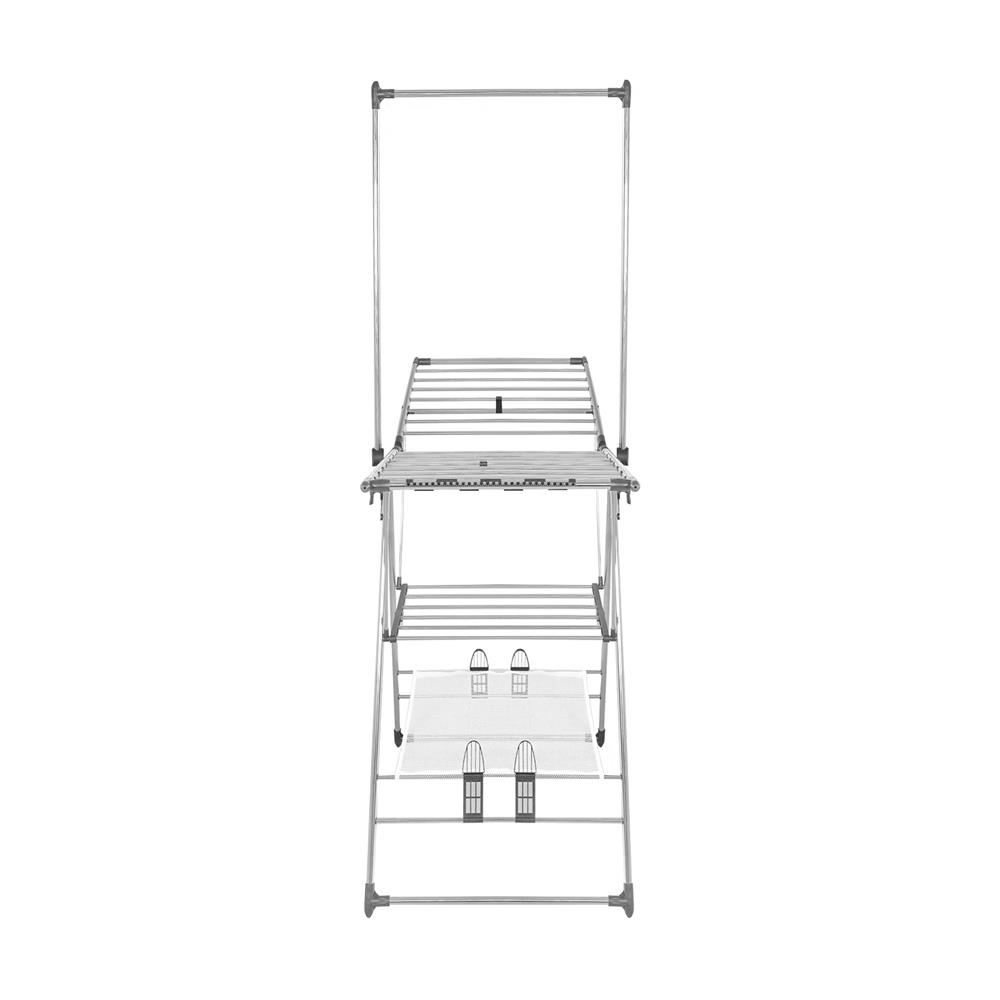 ราวตากผ้าแบบปีก พร้อมราวแขวน PLIM 156.5x68x192 ซม.