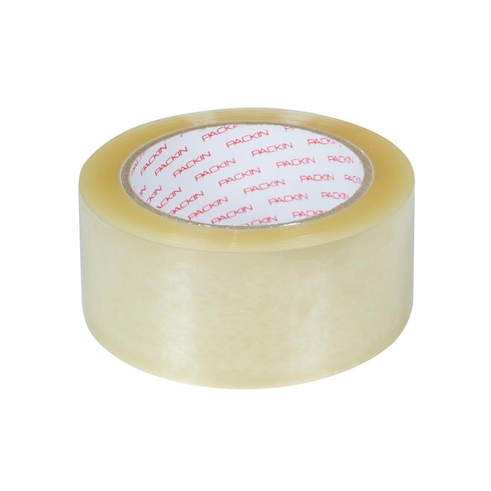 เทป OPP PACK IN 2 นิ้วX100 หลา สีใส แพ็ก 6 ชิ้น