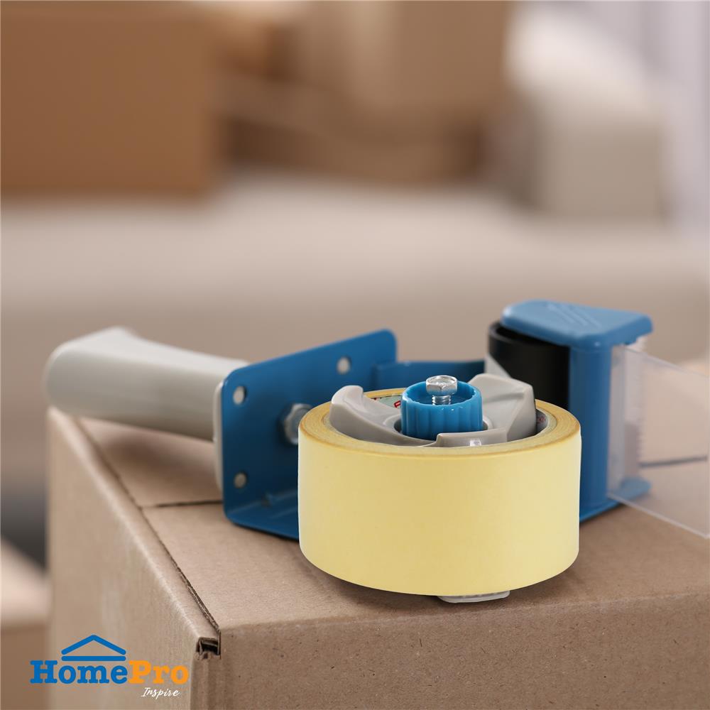 เทปกระดาษกาวในตัว PACK IN 2 นิ้วX20 หลา สีน้ำตาล แพ็ก 6 ชิ้น