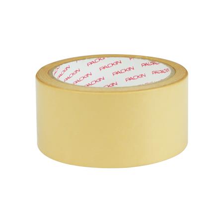 เทปกระดาษกาวในตัว PACK IN 2 นิ้วX20 หลา สีน้ำตาล แพ็ก 6 ชิ้น_1