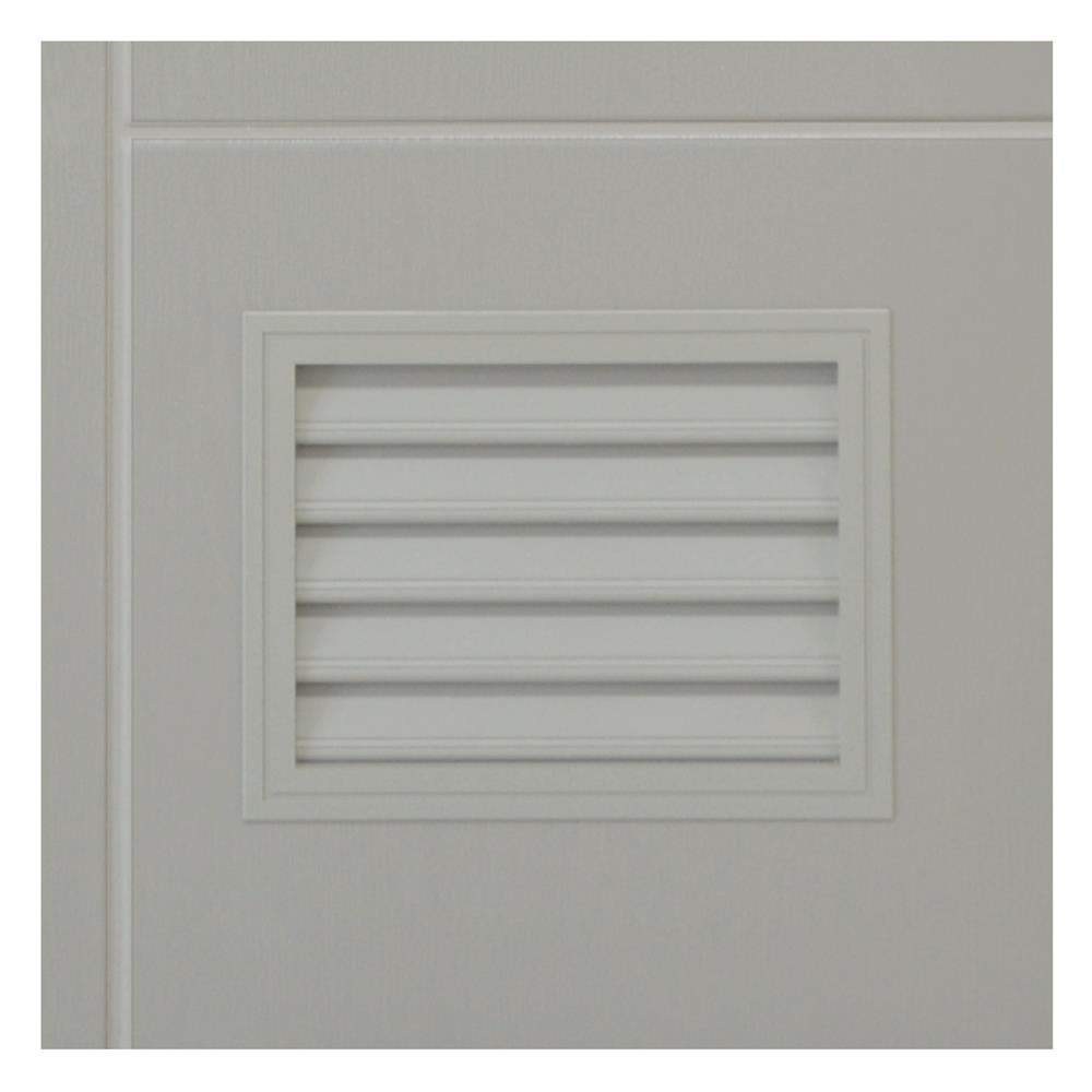 ประตูห้องน้ำ UPVC เจาะลูกบิด AZLE PSW24 เกล็ดล่าง 70x200 ซม. สีเบจ