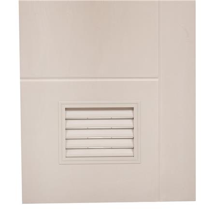 ประตูห้องน้ำ UPVC AZLE PSW24 เกล็ดล่าง 70X200 ซม. สีเบจ เจาะลูกบิด_4