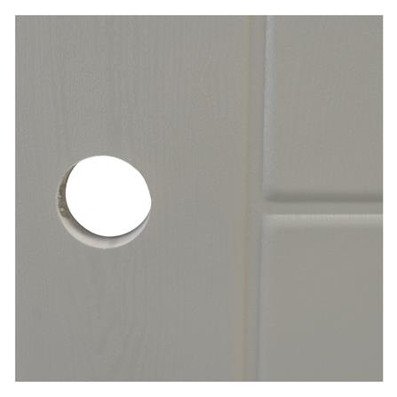 ประตูห้องน้ำ UPVC เจาะลูกบิด AZLE PSW24 เกล็ดล่าง 70x200 ซม. สีเบจ_1