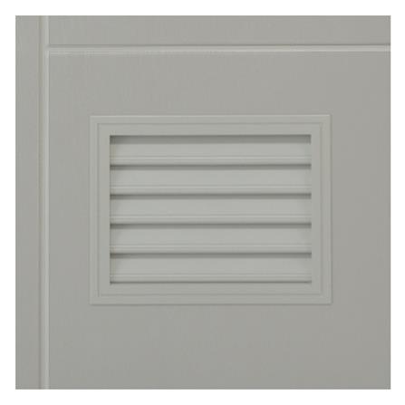 ประตูห้องน้ำ UPVC เจาะลูกบิด AZLE PSW24 เกล็ดล่าง 70x200 ซม. สีเบจ_2