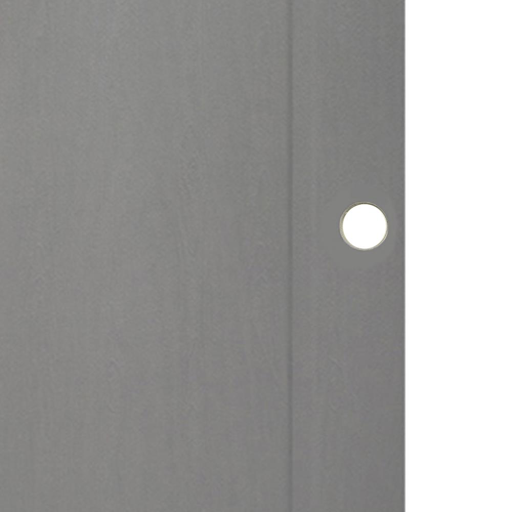 ประตูห้องน้ำ UPVC AZLE MDI-7 1 ฟัก 70X200 ซม. สีเทา เจาะลูกบิด