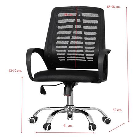 เก้าอี้สำนักงาน AS FURNITURE JODEL สีดำ_11