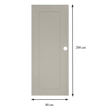 ประตูภายใน UPVC AZLE MDI-7 1 ฟัก 80X200 ซม. สีเบจ เจาะลูกบิด_3