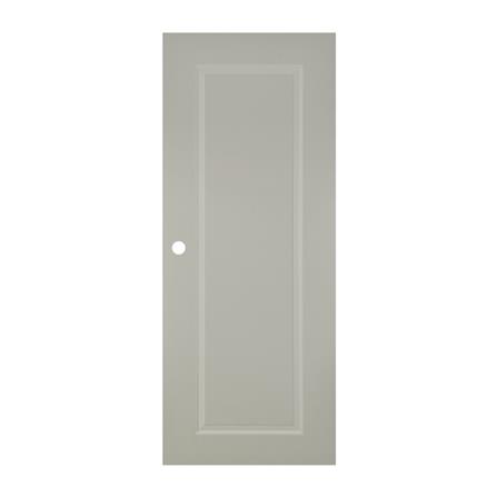 ประตูภายใน UPVC เจาะลูกบิด AZLE MDI-7 1 ฟัก 80x200 ซม. สีเบจ_0