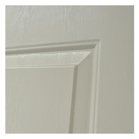 ประตูภายนอก UPVC เจาะลูกบิด AZLE MD-7 1 ฟัก 80x200 ซม. สีเบจ_2