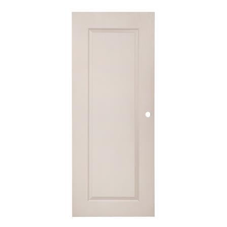 ประตูภายนอก UPVC AZLE MD-7 1 ฟัก 80X200 ซม. สีเบจ เจาะลูกบิด