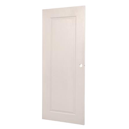 ประตูภายนอก UPVC AZLE MD-7 1 ฟัก 80X200 ซม. สีเบจ เจาะลูกบิด_1