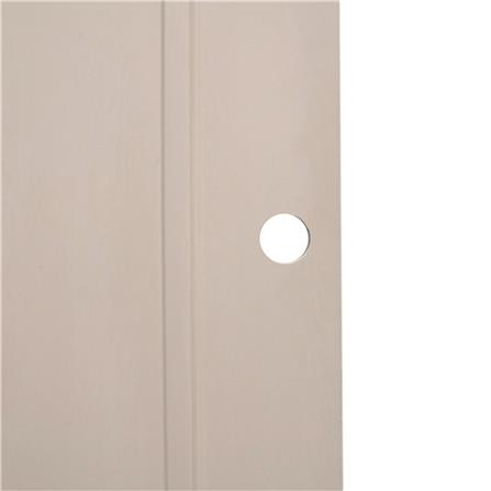 ประตูภายนอก UPVC AZLE MD-7 1 ฟัก 80X200 ซม. สีเบจ เจาะลูกบิด_2