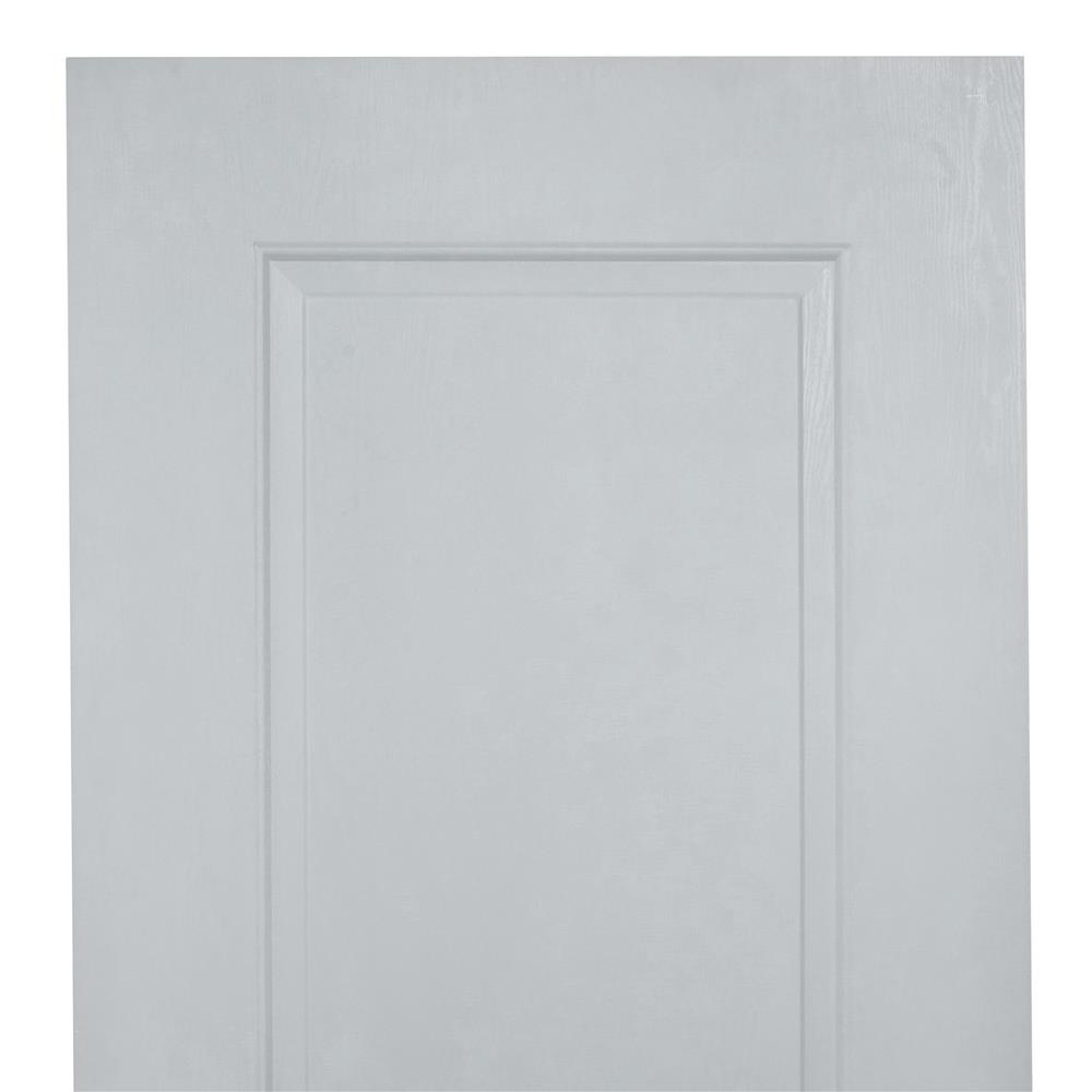 ประตูภายนอก UPVC AZLE MD-7 1 ฟัก 80X200 ซม. สีเทา เจาะลูกบิด