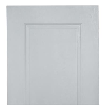 ประตูภายนอก UPVC AZLE MD-7 1 ฟัก 80X200 ซม. สีเทา เจาะลูกบิด_2