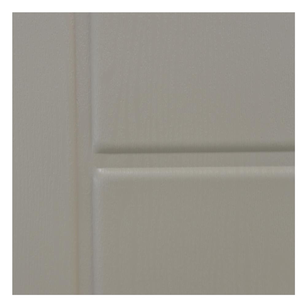 ประตูภายนอก UPVC เจาะลูกบิด AZLE MD-8 80x200 ซม. สีเบจ