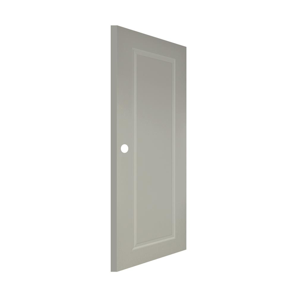 ประตูห้องน้ำ UPVC เจาะลูกบิด AZLE MDI-7 1 ฟัก 70x200 ซม. สีเบจ