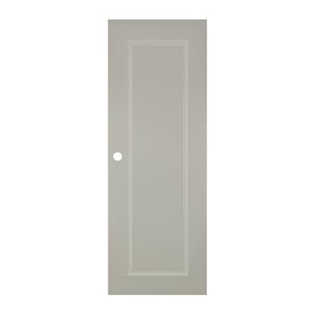 ประตูห้องน้ำ UPVC เจาะลูกบิด AZLE MDI-7 1 ฟัก 70x200 ซม. สีเบจ