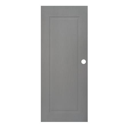 ประตูภายใน UPVC AZLE MDI-7 1 ฟัก 80X200 ซม. สีเทา เจาะลูกบิด_0