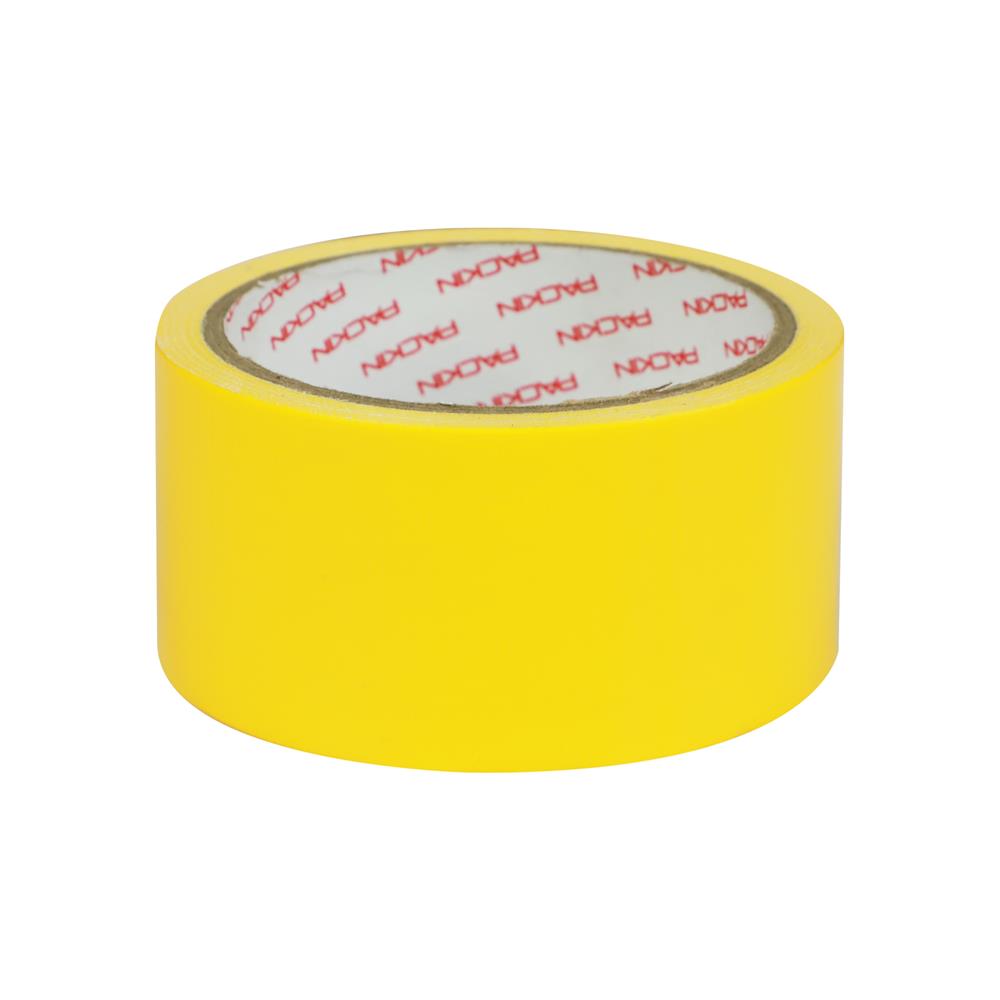 เทปผ้า PACK IN 48 มม.X8 หลา สีเหลือง แพ็ก 6 ชิ้น