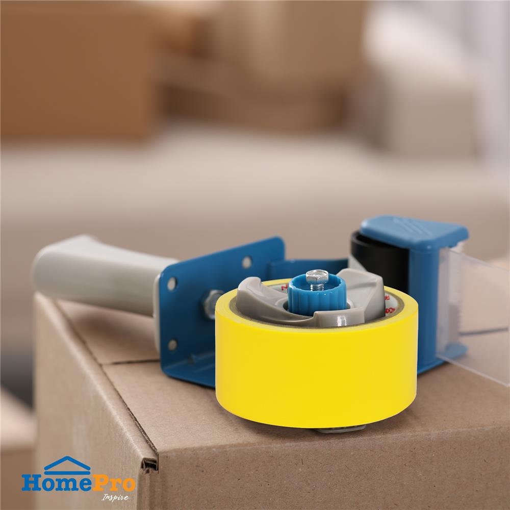 เทปผ้า PACK IN 48 มม.X8 หลา สีเหลือง แพ็ก 6 ชิ้น