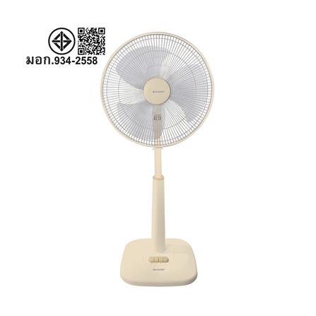 พัดลมสไลด์ 16 นิ้ว SHARP PJ-SL165VA สีครีม_4
