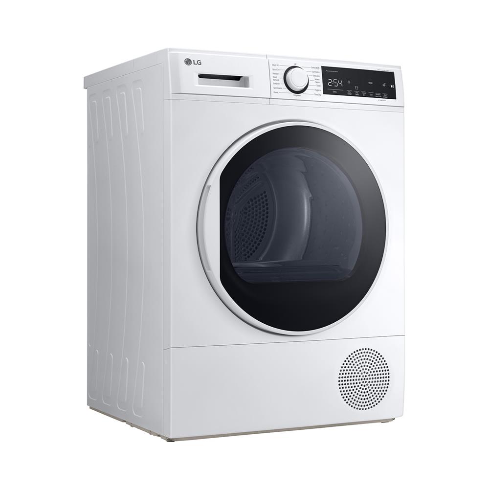 เครื่องอบผ้าฝาหน้า LG RD08NHP5W 8 กก. HEAT PUMP สีขาว