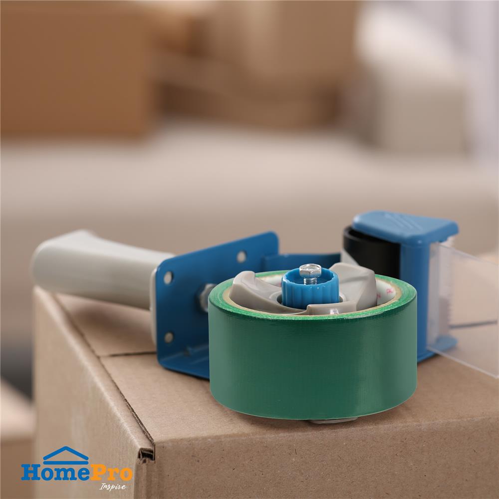 เทปผ้า PACK IN 48 มม.X8 หลา สีเขียว แพ็ก 6 ชิ้น