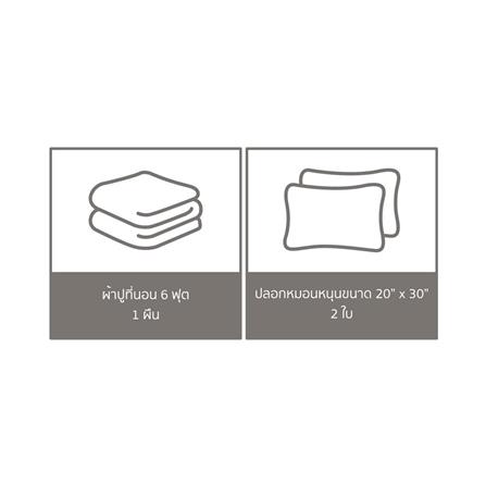 ชุดผ้าปูที่นอน 6 ฟุต 3 ชิ้น PERICO REGAL PRINT RE249_5