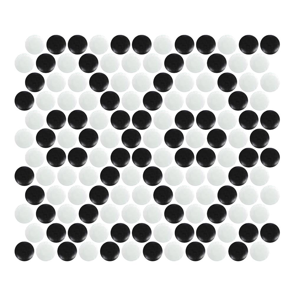 โมเสคพอร์ซเลน 22x24 ซม. GLASCERA ราวนด์ แพทเทิร์น 1 ทูโทน