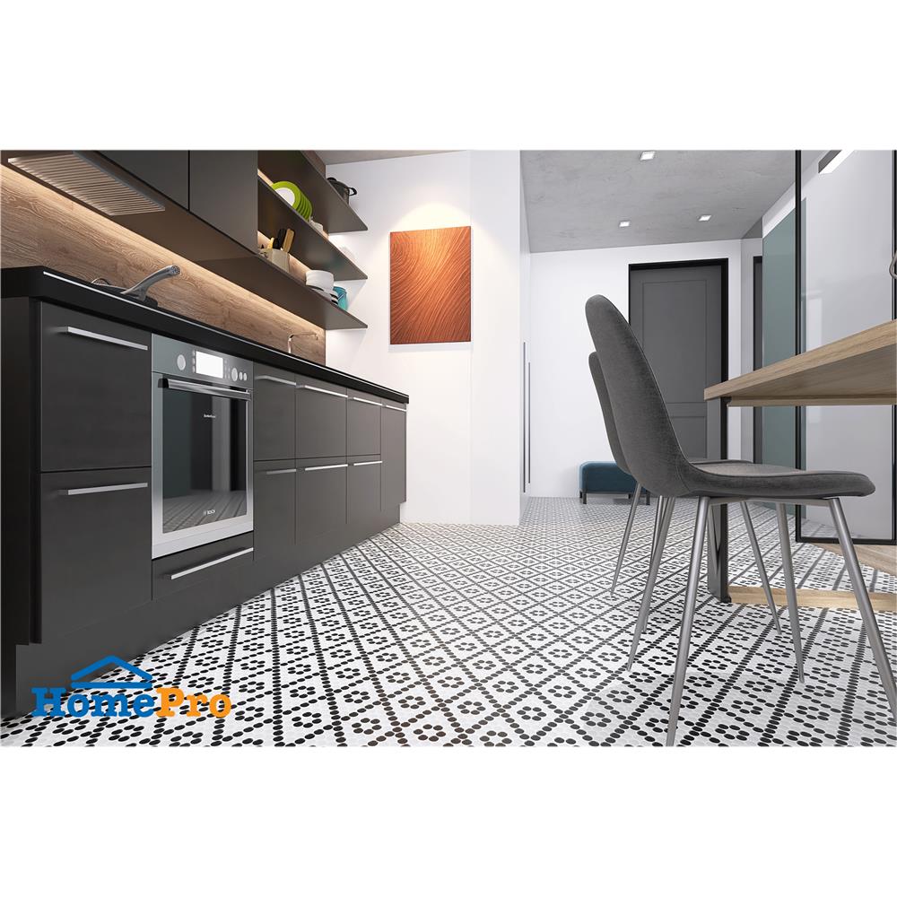 โมเสคพอร์ซเลน 22x24 ซม. GLASCERA ราวนด์ แพทเทิร์น 1 ทูโทน