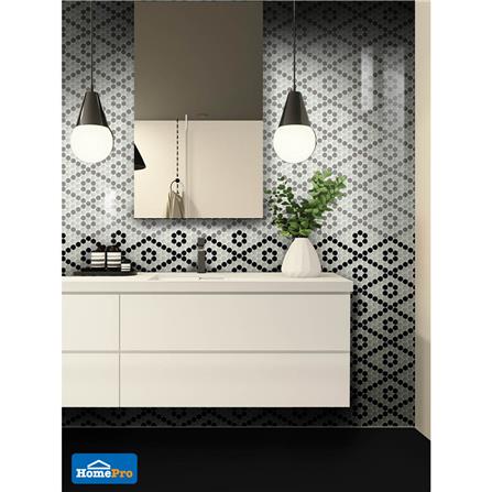 โมเสคพอร์ซเลน 22x24 ซม. GLASCERA ราวนด์ แพทเทิร์น 1 ทูโทน_2