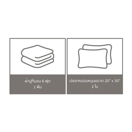 ชุดผ้าปูที่นอน 6 ฟุต 3 ชิ้น PERICO REGAL PRINT RE246_5
