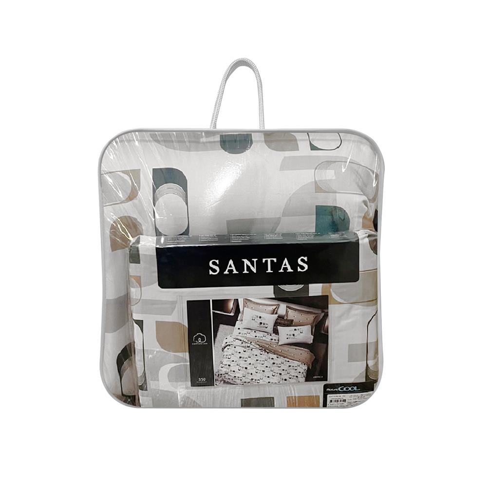 ชุดผ้าปูที่นอน 6 ฟุต 7 ชิ้น SANTAS LIBERICA GR