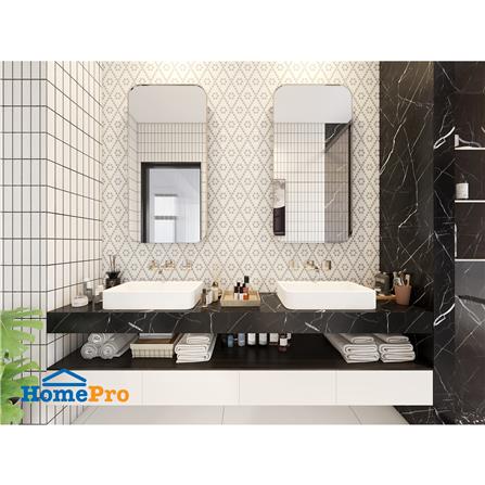 โมเสคพอร์ซเลน 22x24 ซม. GLASCERA ราวนด์ แพทเทิร์น 5 ทูโทน_4